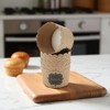Unique Bargains Disposable Baking Cups Wood Pulp Paper PE Coating Reddish Brown Khaki 2.76"x2.17" 50 Pcs - 2 of 4
