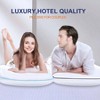 Queen Size Cooling Pillows Set of 2 - Luxury Hotel Quality Down Alternative Fill for Side, Back, or Stomach Sleepers - 4 of 4