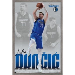 Trends International NBA Dallas Mavericks - Luka Doncic 22 Framed Wall Poster Prints - 1 of 4