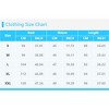 Coolmee Women Casual V-Neck Long Sleeve Single-Breasted Multi-Button Loose Swing Down Mini Dress - 4 of 4