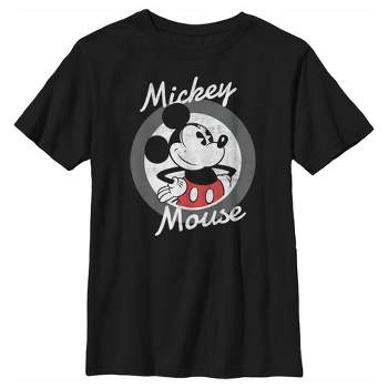 Boy's Disney Mickey Mouse Classic Circle T-Shirt
