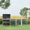 Resenkos Rabbit Hutch, Duck Cage Hutch,Chicken Coop,Wooden Chicken Run, Combinable Design with Perches, 4.6' x 2.8', - 3 of 4