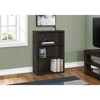 Monarch Specialties Bookshelf Bookcase 4 Tier 36InchH Office Bedroom Laminate Brown Transitional - image 2 of 4