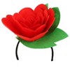 HalloweenCostumes.com    Costume Headdress: Red Rose, Red/Green - image 4 of 4