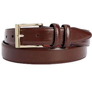 KingSize Men's Synthetic Leather Belt With Classic Stitch Edge - 1 of 4