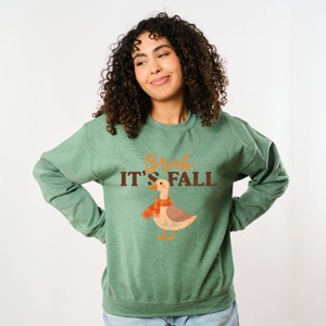 Simply Sage Market Bruh It's Fall Goose Sweatshirt - 1 of 4