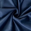 Dsvimoy Curtain Panel Room Darkening Metallic Printed Poly Velvet Rod Pocket Back Tab for Bedroom, Blue, 3.94"*9.45"*11.81" - 4 of 4