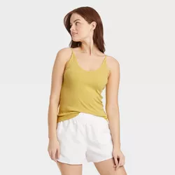 Women's Slim Fit Camisole - Universal Thread™ Lime Green XXL