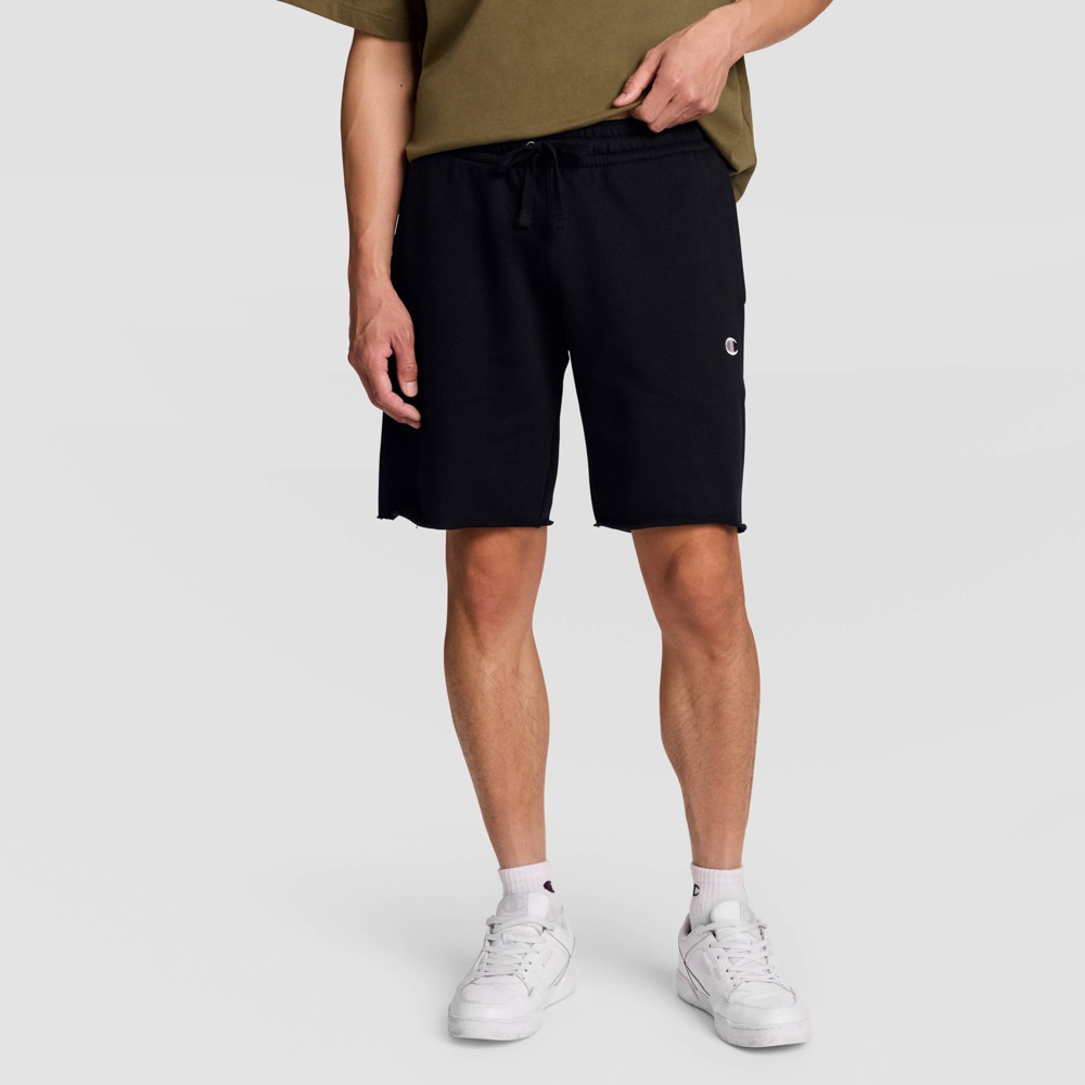Champion Men's Iconic Fleece Shorts 9" Inseam - Black S