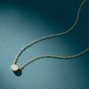 Ross-Simons 0.15 Carat Bezel-Set Lab-Grown Diamond Necklace in 18kt Gold Over Sterling - 4 of 4