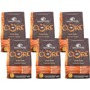 Wellness Original Turkey, Turkey Meal and Chicken Grain Free Dog Food - Case of 6/4 lbs - 1 of 4