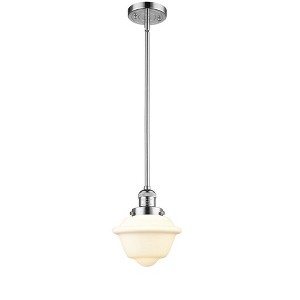 Oxford - 1 Light Stem Hung Mini Pendant In Traditional Style-8 Inches Tall and 7.5 Inches Wide - 1 of 1