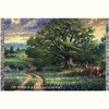 Manual Woodworkers and Weavers Country Living Verse Tapestry Throw Blanket 50"x60", Cotton, Rustic Inspirational Farmhouse Decor - 2 of 3