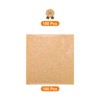 Unique Bargains Kraft Paper Grease-resistant Transparent Film Heat-Sealable Sandwich Bags 100 Pcs - 3 of 4