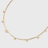 14K Gold Dipped "Game day" Initial Station Necklace - A New Day™ Gold - 4 of 4
