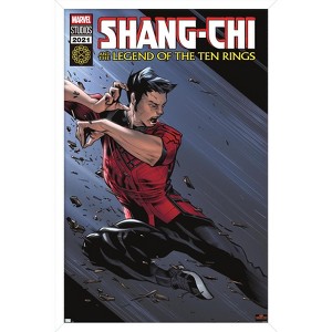 Trends International Marvel Shang-Chi and the Legend of the Ten Rings - Attack Framed Wall Poster Prints - 1 of 4