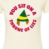 Women's - ELF - Christmas Family Set Throne Of Lies Fitted Graphic T-Shirt - 2 of 3