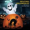 LOVSON 5-foot ghosts and pumpkins Halloween inflatable decorations with LED lights, suitable for gardens, lawns, parties, and holidays - 4 of 4