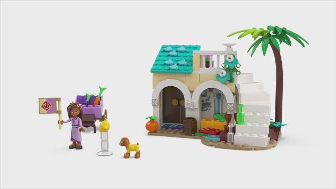 LEGO Disney Wish: Asha in the City of Rosas Collectible Disney Toy 43223, 2 of 8, play video
