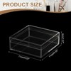 Unique Bargains Acrylic Cube Storage Collectible Display Boxes 2 Pcs Clear - 2 of 4