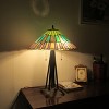 Chloe Lighting Landry Tiffany-style 3 Light Geometric Table Lamp 20 Inch Shade - 3 of 4