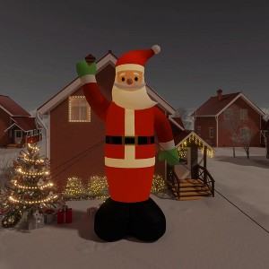 VidaXL Christmas Inflatable Santa Claus with LEDs 322.8" - 1 of 4