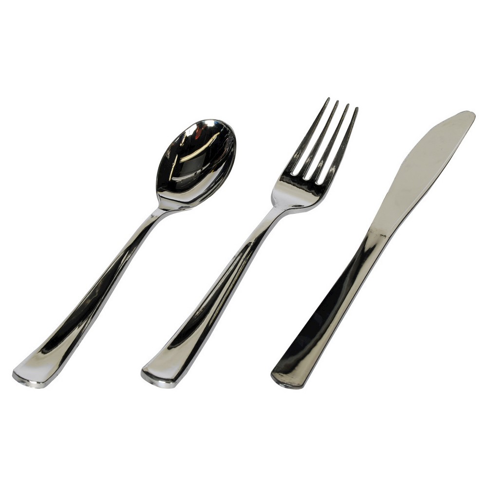 Case of 6 pack count60 pcs))  Cutlery Silver - Spritz™