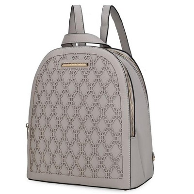 MKF Collection Sloane Vegan Leather Multi compartment Backpack by Mia K