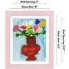 Americanflat Kids Art Frame 10x12.5 inches with 8.5x11 inches Mat - Composite Wood And Glass - Holds 100 Artworks - 2 of 4