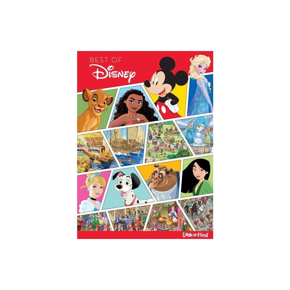 Disney: Best of Disney Look and Find - by Pi Kids (Hardcover)