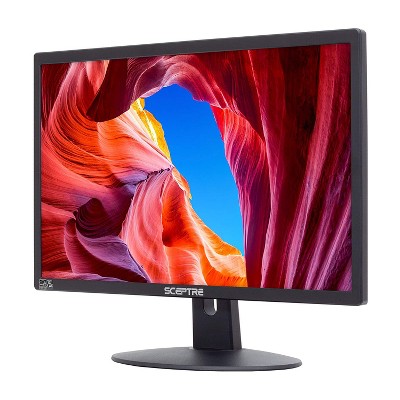 Photo 1 of Sceptre 22 inch 75Hz 1080P LED Monitor 99% sRGB HDMI X2 VGA Build-In Speakers, Machine Black (E225W-19203R series)
