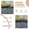 NicBex Permanent Galvanized Steel Roof Outdoor Gazebo with Aluminum Frame, Pavilion Metal Gazebos with Netting & Curtains for Garden, Patios, Lawns - 2 of 4
