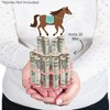 Big Dot of Happiness Run Wild Horses - DIY Pony Birthday Party Money Holder Gift - Cash Cake - 2 of 4