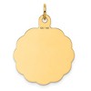 Black Bow Jewelry 14k Yellow Gold Wedding Bells Charm or Pendant, 24mm - 3 of 4