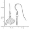 Black Bow Jewelry Sterling Silver Colorado Buffalos NCAA Dangle Earrings - 2 of 3