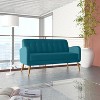 NicBex 65.5 Inch Modern Couch 3-Seater Sofa with Wooden Legs for Living Room,Bedroom,Apartment - 2 of 4