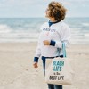 Pavilion Gift Company - Beach Life - 100% Cotton Twill Gift Bag - Handbags - 2 of 4