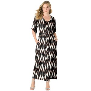 Roaman's Dolman Sleeve Maxi Dress - 1 of 2