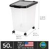 IRIS Airtight Pet Food Storage Containers - 3 of 4