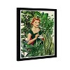 15" x 21" Retro Vintage Plant Lady Framed Wall Art Print Green - Wynwood Studio - 2 of 4