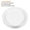 Unique Bargains Indoor Outdoor Ceramic Round Plant Pot Saucers Flower Drip Tray 2 Pcs - 3 of 4