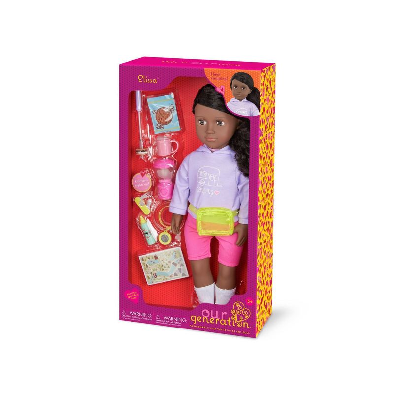 Our Generation Elissa 18&#39;&#39; Camping Doll &#38; Accessories Set, 6 of 7