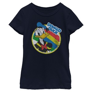 Girls Mickey & Friends Serious Donald Duck T Shirt - 1 of 4