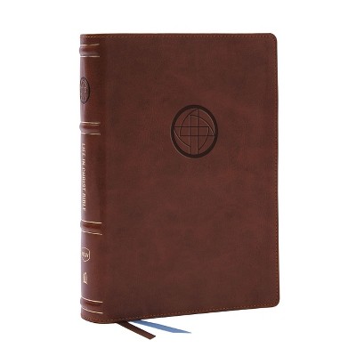 Life in Christ Bible: Discovering, Believing, and Rejoicing in Who God Says You Are (Nkjv, Brown Leathersoft, Thumb Indexed, Red Letter, Comfort