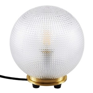 Modway Destiny Glass and Metal Table Lamp - 1 of 4