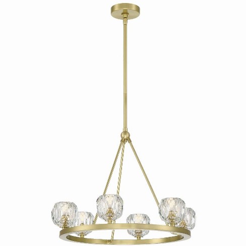 Crystorama Lighting Aragon 6 - Light Chandelier in  Soft Brass - image 1 of 4