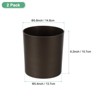 Unique Bargains Plastic Lightweight Modern Design Plant Pot Round 2 Pcs - 3 of 4