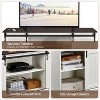 Yaheetech TV Stand wih Storage, 58" Entertainment Center with Sliding Barn Door - 4 of 4