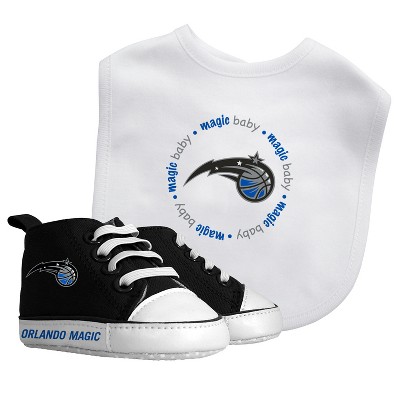 Baby Fanatic 2 Piece Bid and Shoes - NBA Orlando Magic - White Unisex Infant Apparel