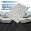 Unique Bargains EVA Faux Teak Decking Sheet Mat Self-Adhesive Gray White 27.5"x75" - 2 of 4